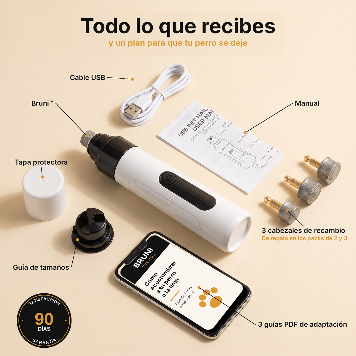 Bruni™ – Lima de Uñas Silenciosa