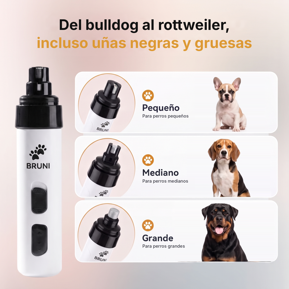 Bruni™ – Lima de Uñas Silenciosa